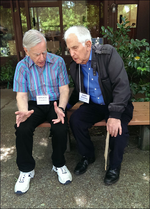 H. Bruce Franklin and Daniel Ellsberg.